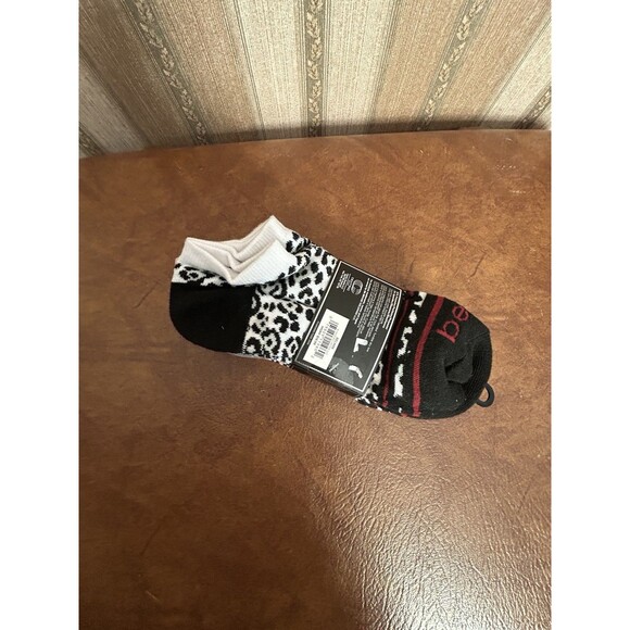 bebe - 6 Pairs Black and Pink Women's Socks - ankle socks Stocking Stuffer - Picture 2 of 5